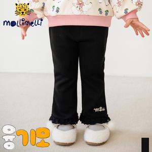 [몰리멜리] 레이스부츠컷융기모팬츠