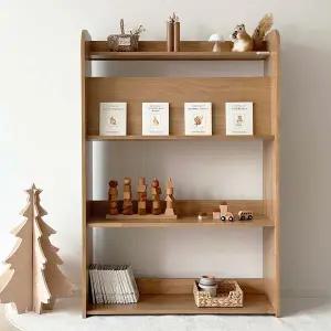 [보리보리/맘스보드](리퍼특가) 러버 마고투웨이 4단 전면책장 (DIY) / 유아 원목 책장