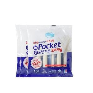 [엄마맛집]덴마크 인포켓치즈 오리지널(20gx3봉) 겨울 식재료 동원 아이 외출용 어린이 초등학생 간식 소풍