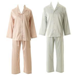 갤러리아 고급스러운 실크필 기하나염 커플 파자마 세트 VPA4515W+VPA4515M