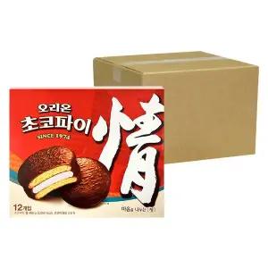 오리온 초코파이 468g 8개  한 박스