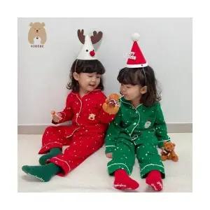 유아 겨울 잠옷 크리스마스 홈웨어 상하세트 리틀래빗