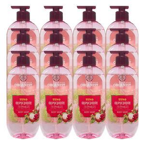 온더바디 오가니스트 마카다미아 크랜베리 바디워시 500g 12개 / 바디클렌저