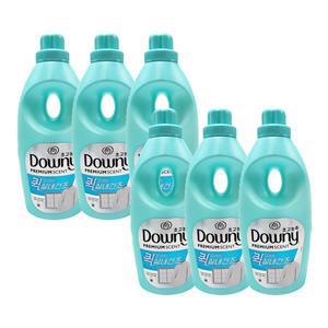 다우니 실내건조 섬유유연제 퀵 드라이 1L x 6입