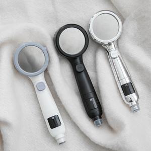 맨사템 온오프 온도표시 고수압 필터 샤워기 헤드 수압상승