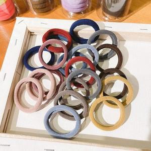 [HYIJQF7Y_4B]여성 굵은 고무줄 쫀쫀한 무매듭 20p 머리끈