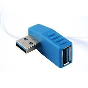 [IXHIR06E_4B]USB 3.0 젠더- 연장(M F) 우향 꺾임형