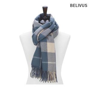 [빌리버스]남자 체크 머플러 컬러 겨울 목도리 BLM196