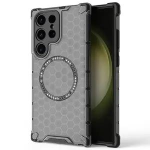 갤럭시S25 S25플러스 S25울트라 맥세이프 벌집패턴 반투명 방열 범퍼 하드 핸드폰 케이스