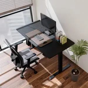 쿠잉 듀얼모터 전동모션데스크 1600 높낮이조절책상 스탠드 테이블 리프트 서서일하는