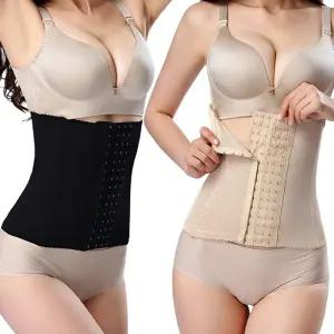 6단 후크 메쉬 코르셋 뱃살 똥배 복부 보정 복대