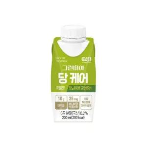 [정식품]그린비아 당케어 곡물맛 균형영양식 200mlx36팩