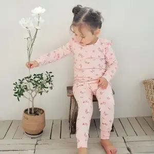 엠버 싱글스판내의 유아 아기 내복 잠옷 실내복