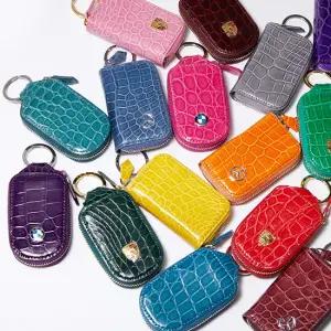 악어가죽 키케이스 자동차 스마트 키케이스 차 키홀더 키커버