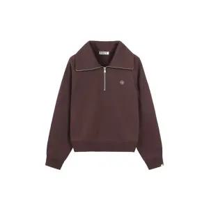 [롯데백화점]프로젝트엠 여성 루즈핏 래글런 플리스 아노락 맨투맨 EYE4TR2820