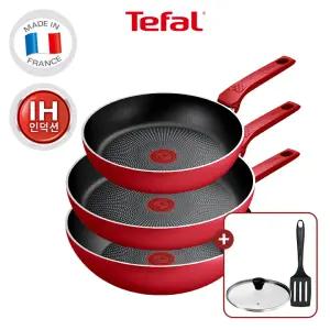 [테팔] 데일리 엑스퍼트 인덕션 3종(팬24+팬28+웍28)+레온유리뚜껑28+비앤비뉴뒤집개