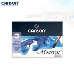 캔손 몽발 수채패드 300g 25.6x36 8절 20매입 1면제본 중목 8절스케치북