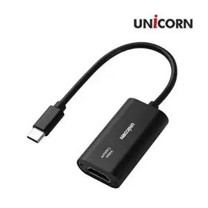 [셀러허브 패션][JHQRQ6P8_4B]USB 3.0 HDMI캡쳐보드(C타입/VC-200C/유니콘)