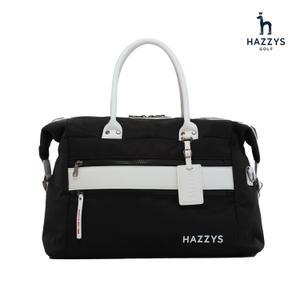 2025년 헤지스골프 남여공용 골프백 보스턴백 화이트블랙 HZBB-008M