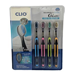 크리오 지오 향균 초극세모 칫솔 4입 3개