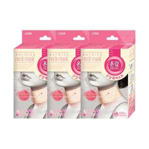 [라이온코리아]온감테라피 온열 목 마스크 내추럴 아로마 5매입 3개