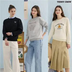 [TEDDY CREW] 테디크루 여성 코튼블렌딩 맨투맨 3종 (T24W)