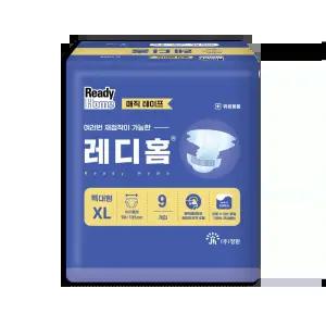 레디홈 성인용기저귀 매직 테이프 특대형 노인 어른 환자용 9매 x 1개