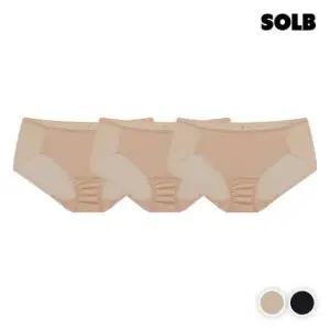 [SOLB] 소프트터치 헴팬티 3매입(SSET872)