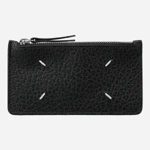 [마르지엘라]5S S56UI0143 P4455 T8013 스티치 로고 지퍼 카드 지갑