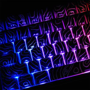 아이모 체리프로파일 PBT 등고선 3.0 LED 측각 승화 키캡