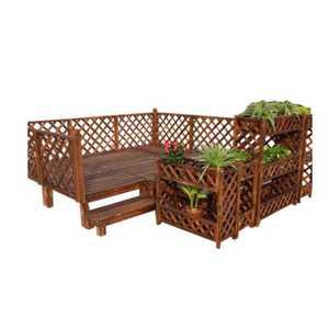 평상 마루 방부목 원목 야외 테라스 마당 정자 베란다