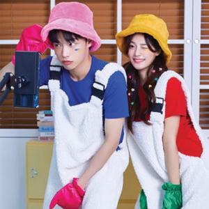 HOT캔디반티 멜빵장갑세트반티 NCT 장기자랑 체육대회 Y2K 졸업사진옷 레트로 의상