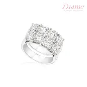 임페리얼 18K골드 5부 랩그로운 다이아몬드 쌍지 FGDR1130W05LAB