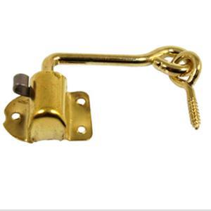 버튼 열림식 아오리정 미닫이문 잠금 고리걸쇠 골드