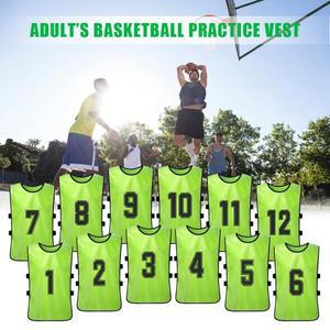 축구 핀니 빠른 건조 저지 청소년 스포츠 스크림마 팀 훈련 번호가 매겨진 턱받이 연습 조끼 24 개