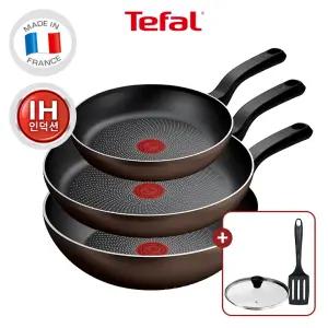 [테팔] 라이트쿡 인덕션 3종(팬24+팬28+웍28) +레온유리뚜껑28+비앤비뉴 뒤집개