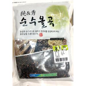 국산 검정찰현미 1000g 국내산 현미쌀 흑현미 검은