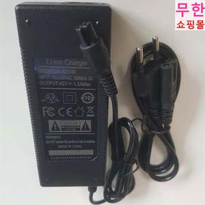 호버보드 전동휠 충전기 출력 스쿠터용 균형 셀프 36v 케이블 배터리 원형 이륜 EUUS