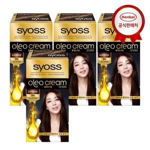 갤러리아 사이오스 올레오크림 새치염색약 5-N 코코아브라운 x 4개