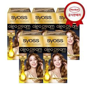 갤러리아 사이오스 올레오크림 새치염색약 1-B 크리스탈베이지 5개