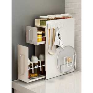 틈새 수납장 다용도 철제 슬림 미니 선반 주방 양념수납장