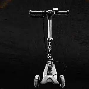 유아 세발킥보드 티큐브 블랙 1P 접이식 LED 씽씽이-WE26EF8