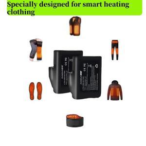 가열 장갑 겨울 난방 스타킹 배터리 장비용  7.4 V 5000mAh 충전식 리튬 폴리머