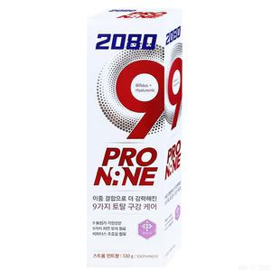 2080 프로나인 스트롱 치약 120g x 6개