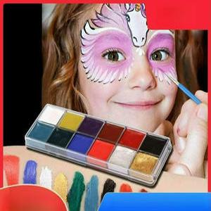 유성 페이스 페인트 12색 페인트 물감 할로윈 분장 페이팅 바디페인팅 물감세트