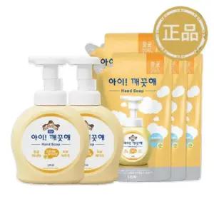 아이깨끗해 핸드워시 순 490ml 용기x2개+450ml 리필x6개 / 거품형 손세정제