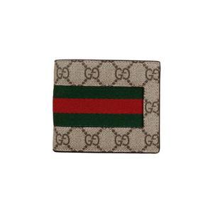 W  GG 캔버스 웹 삼선 남성 반지갑 779849 KHN4N 9791
