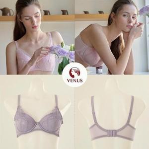 비너스 플러스 레이스 풀컵 브라 B컵 VBRB462BWSG