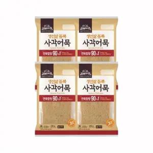 고래사어묵 생선살듬뿍 사각어묵 / 야채 듬뿍 사각 어묵 4봉