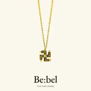 순금목걸이 3.75g 24k 남자 디자인 만자 비벨 한돈 1돈